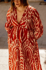 Wave- Cotton Ruffle Dress - Image 3