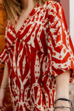 Wave- Cotton Ruffle Dress - Image 4